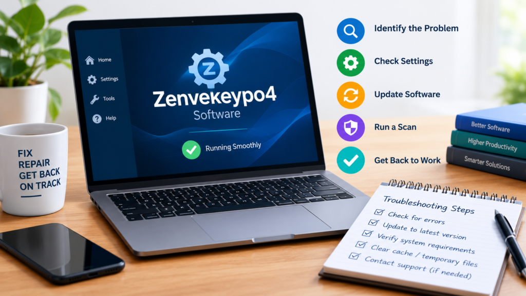 fix zenvekeypo4 software issue